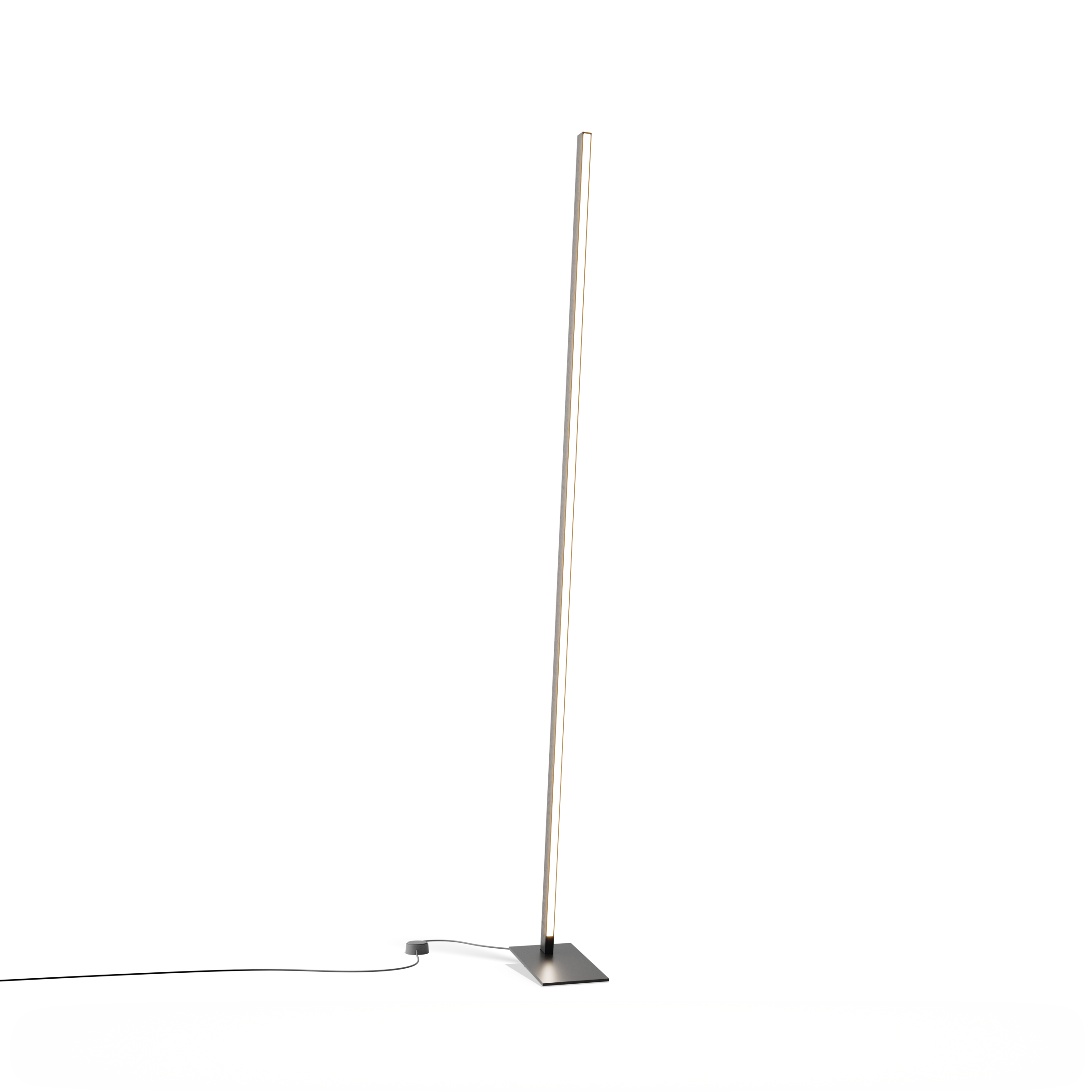 Image of a Stickbulb Table Torch lighting fixture. The modern fixture consists of sleek wooden beams with multiple integrated LED bulbs.