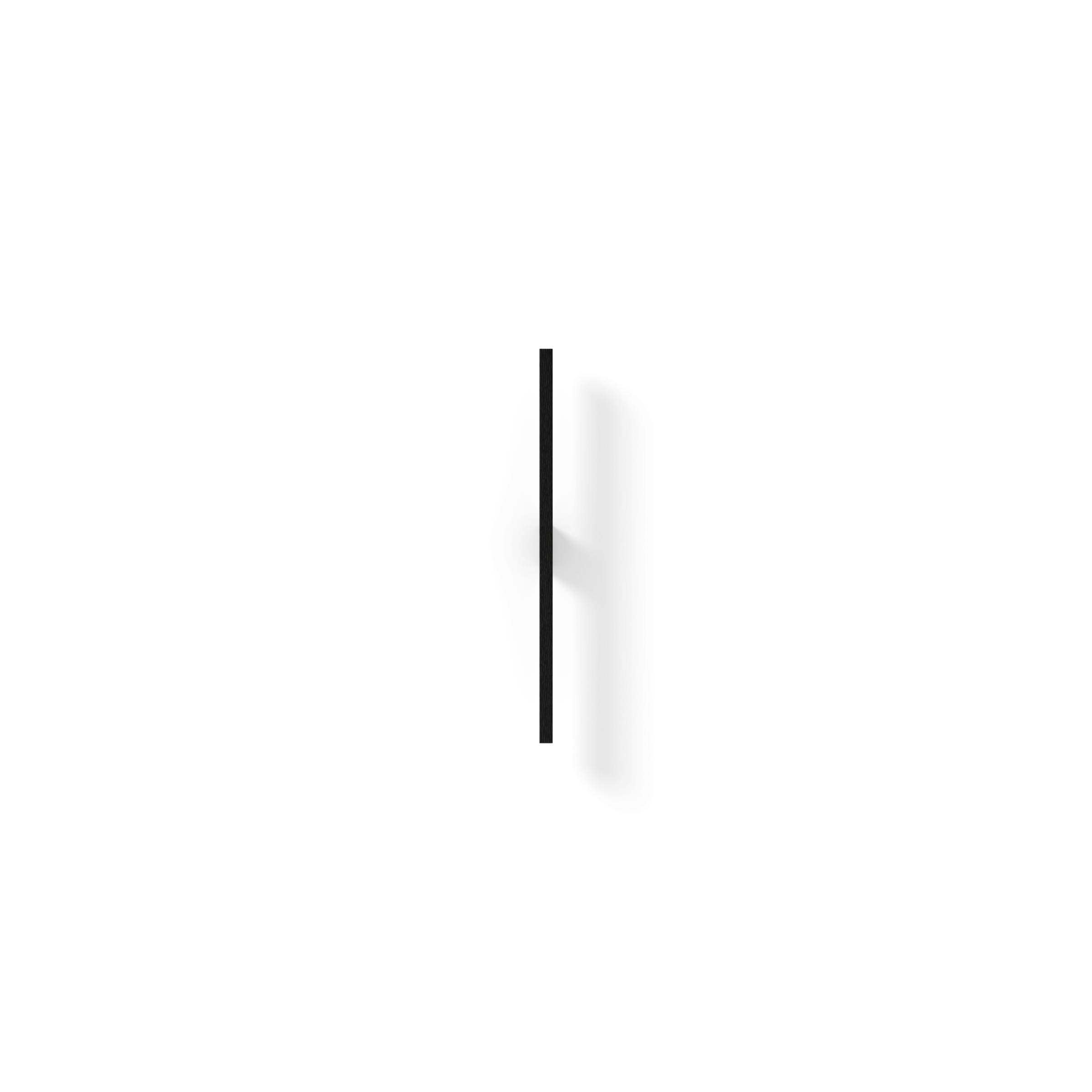 Image of a Stickbulb Ray Sconce (Wall Facing) lighting fixture. The modern fixture consists of sleek wooden beams with multiple integrated LED bulbs.